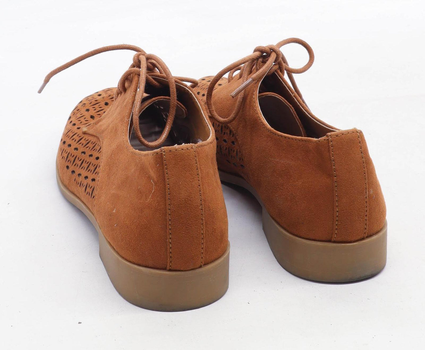 Primark Womens UK Size 4 Brown Brogues