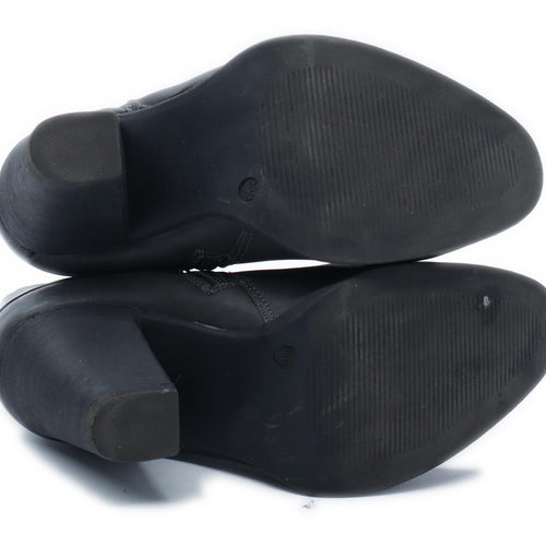 Sole Desire Womens UK Size 3 Grey Leather Ankle Boots