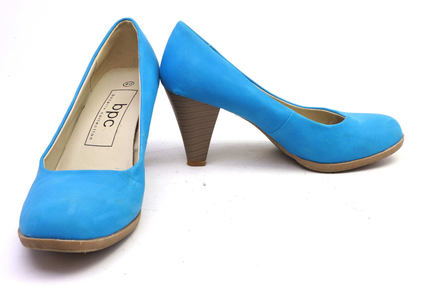 Bonprix Collection Womens EU Size 40 Blue Court Shoes