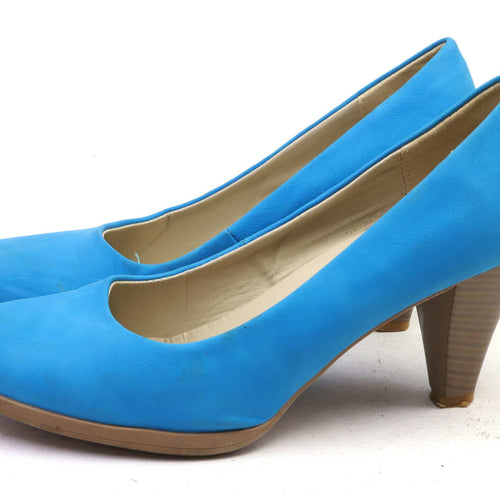 Bonprix Collection Womens EU Size 40 Blue Court Shoes