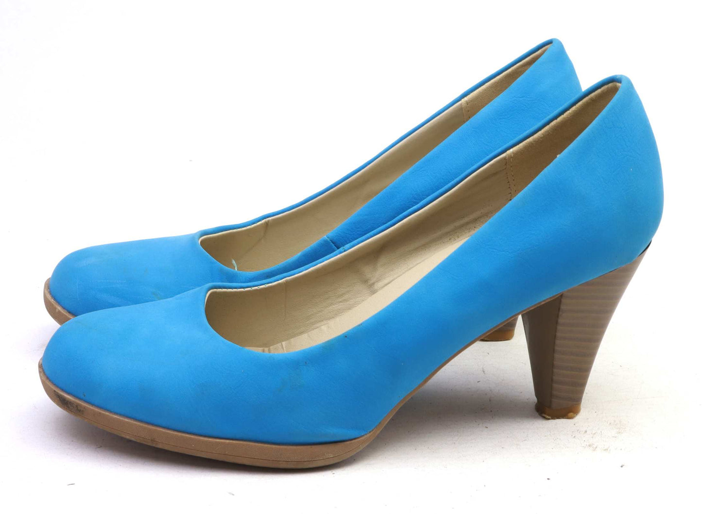 Bonprix Collection Womens EU Size 40 Blue Court Shoes