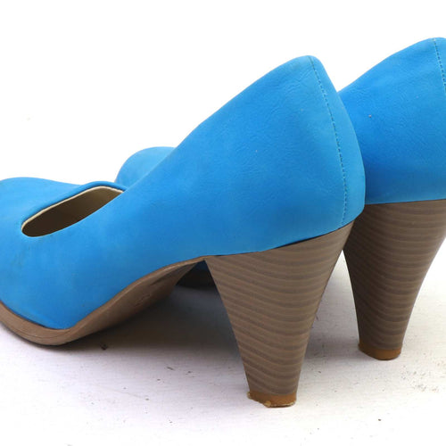 Bonprix Collection Womens EU Size 40 Blue Court Shoes