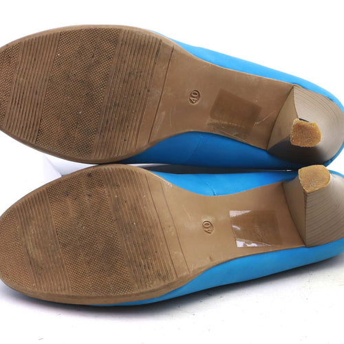 Bonprix Collection Womens EU Size 40 Blue Court Shoes