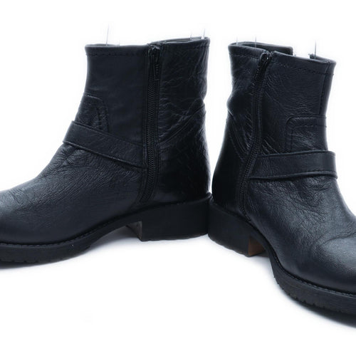 Cafe Moda Womens EU Size 37 Black Ankle Boots