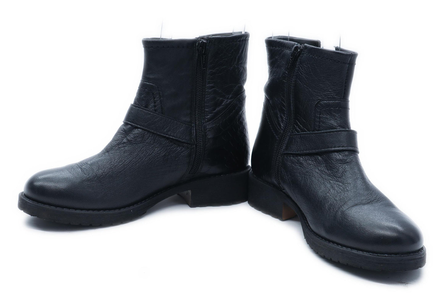 Cafe Moda Womens EU Size 37 Black Ankle Boots