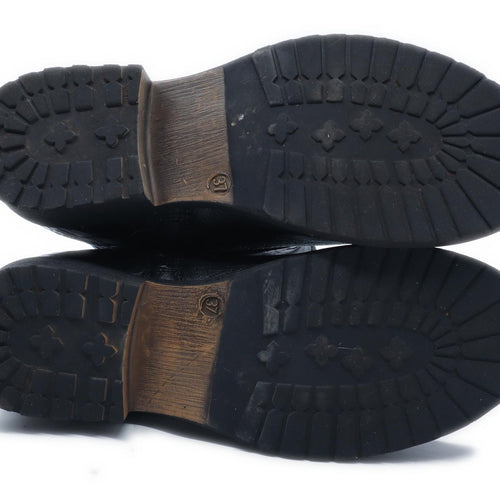 Cafe Moda Womens EU Size 37 Black Ankle Boots