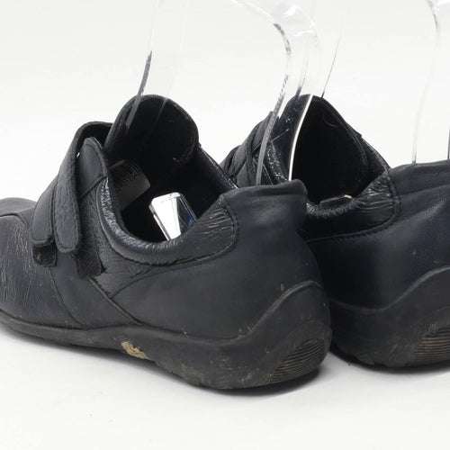 Pavers Womens EU Size 37 Black Leather Shoes