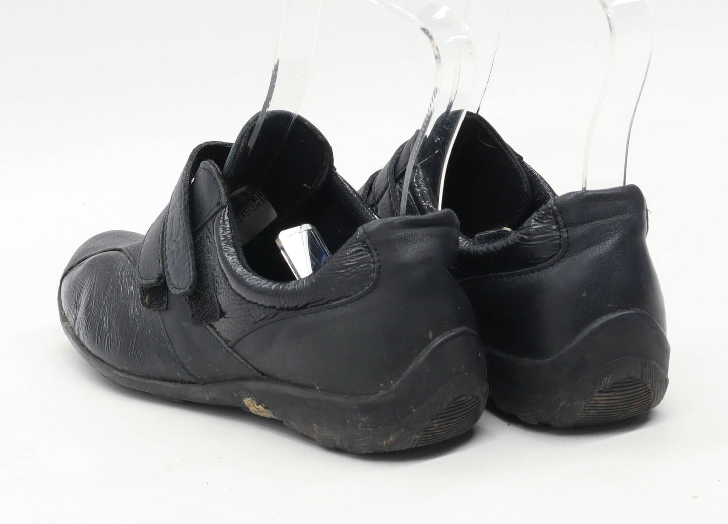 Pavers Womens EU Size 37 Black Leather Shoes