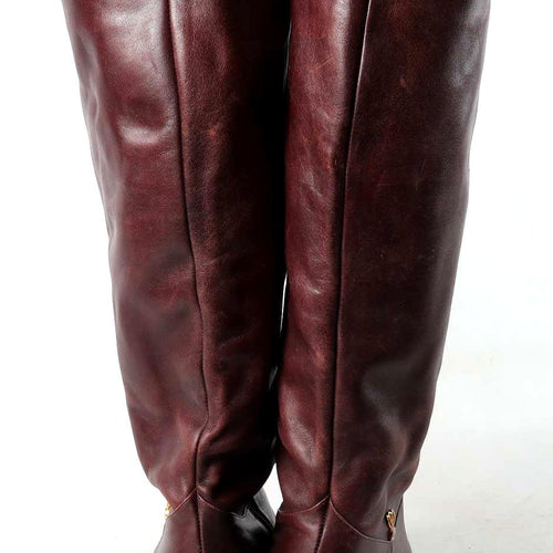 Juhani Palmroth Womens UK Size 4.5 Brown Knee-High Boots