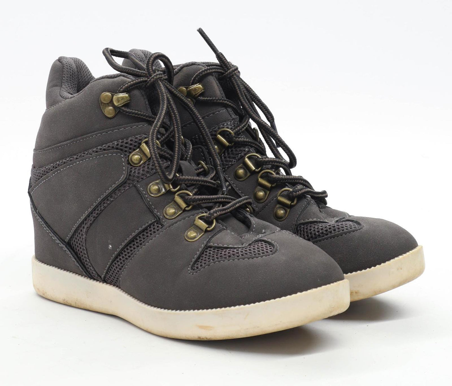 Just Fab Womens UK Size 4 Grey Boots