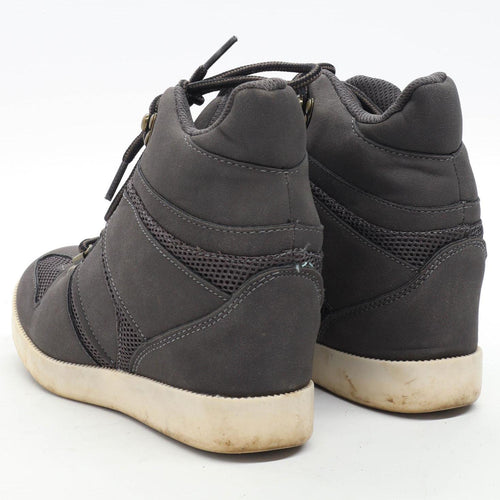 Just Fab Womens UK Size 4 Grey Boots