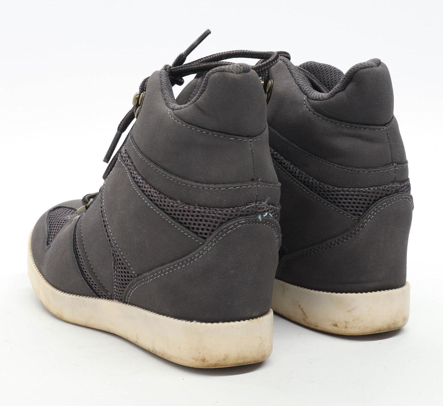 Just Fab Womens UK Size 4 Grey Boots