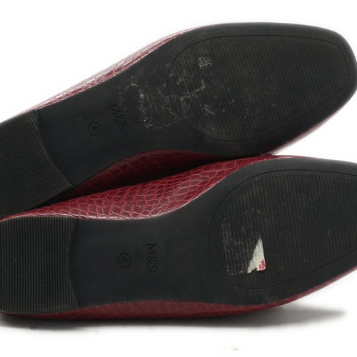 Marks & Spencer Womens UK Size 4 Red Shoes