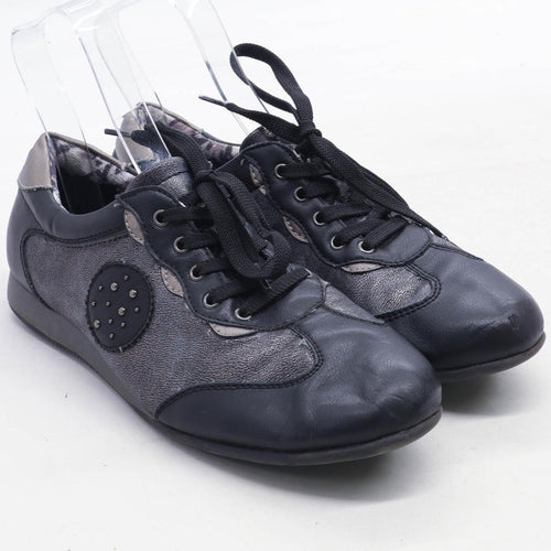 Footflex Womens EU Size 40 Black Trainers