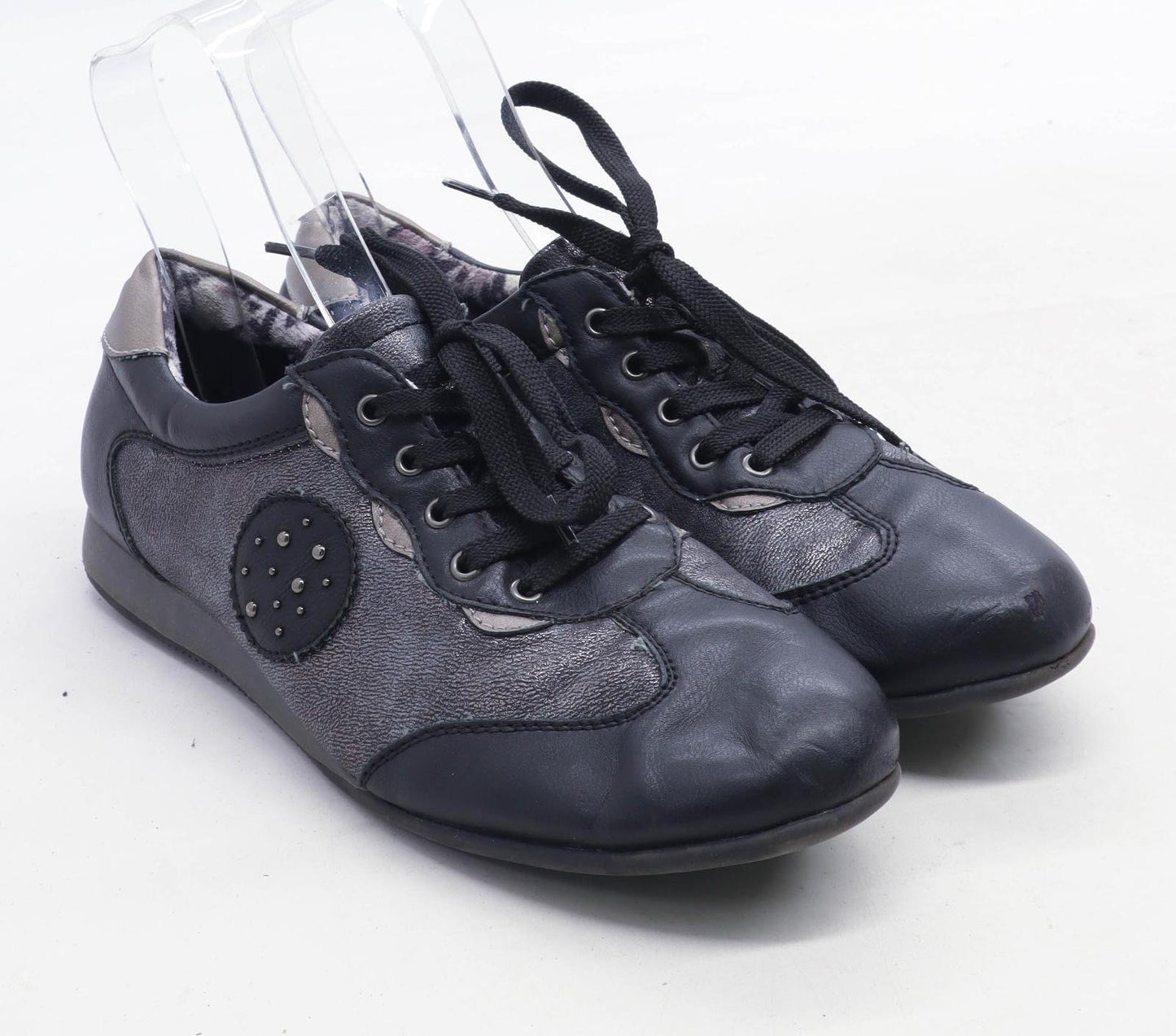 Footflex Womens EU Size 40 Black Trainers