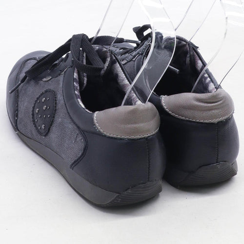 Footflex Womens EU Size 40 Black Trainers