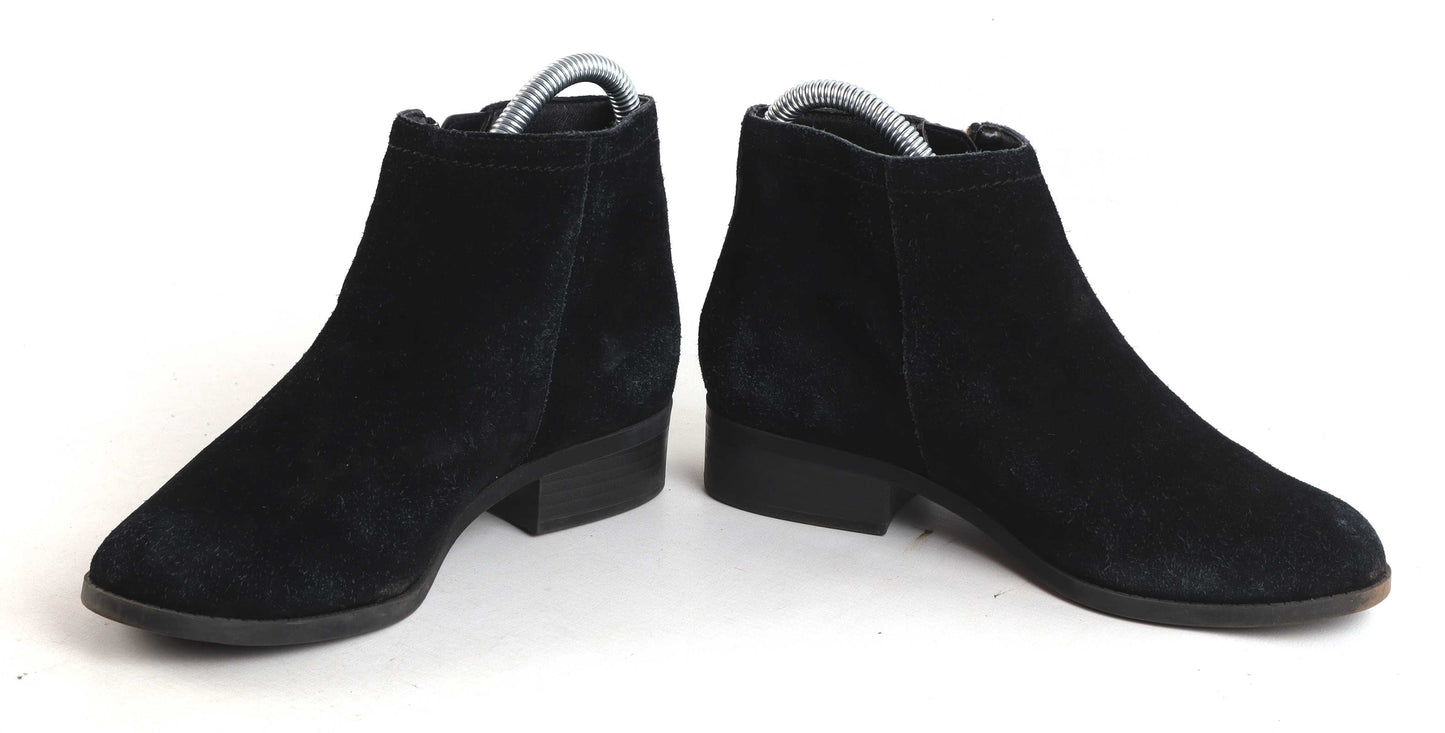 New Look Womens UK Size 3 Black Ankle Boots