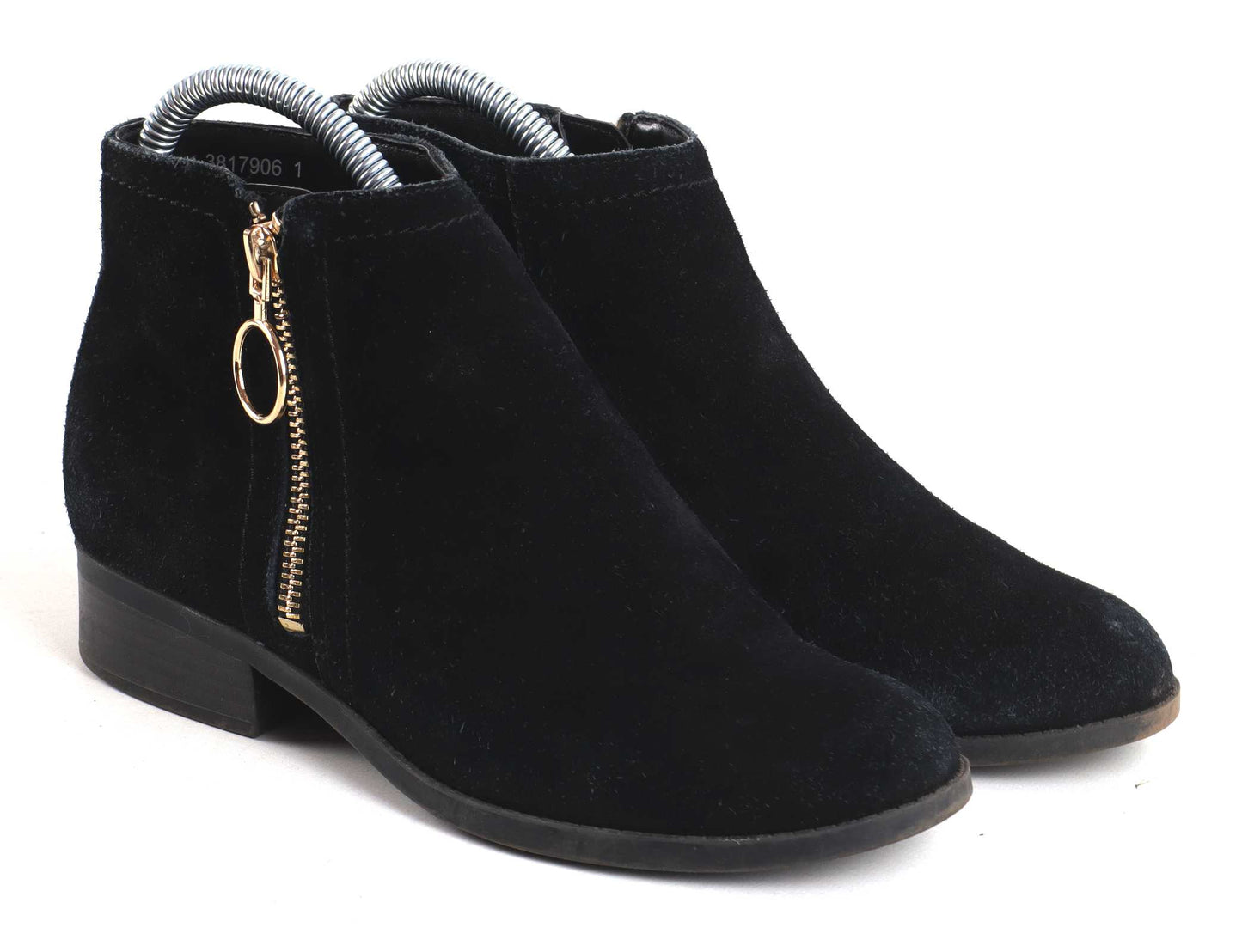 New Look Womens UK Size 3 Black Ankle Boots