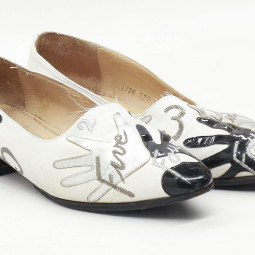 Bruno Tacchetto Womens EU Size 37 Multi-Coloured Leather Shoes