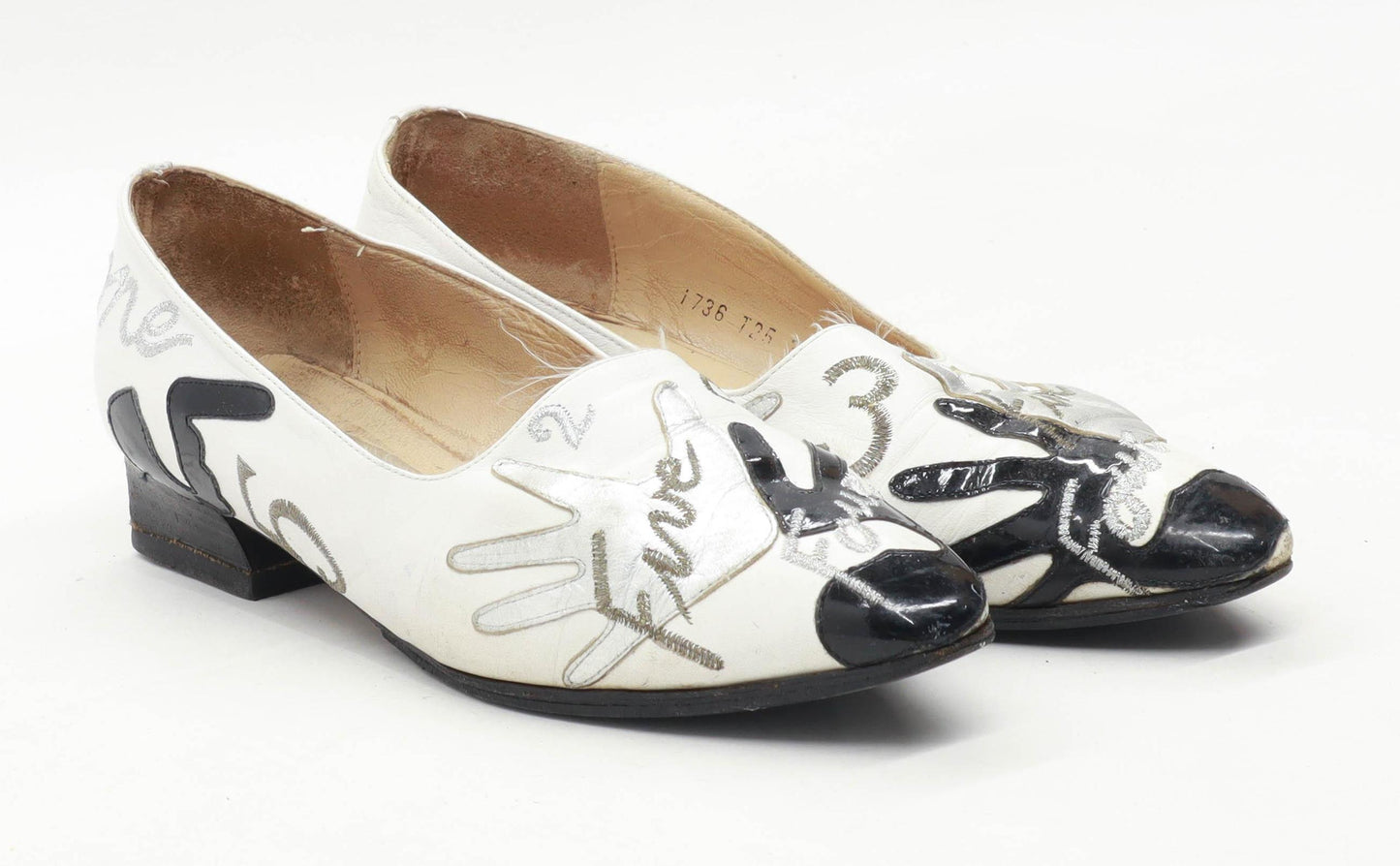 Bruno Tacchetto Womens EU Size 37 Multi-Coloured Leather Shoes