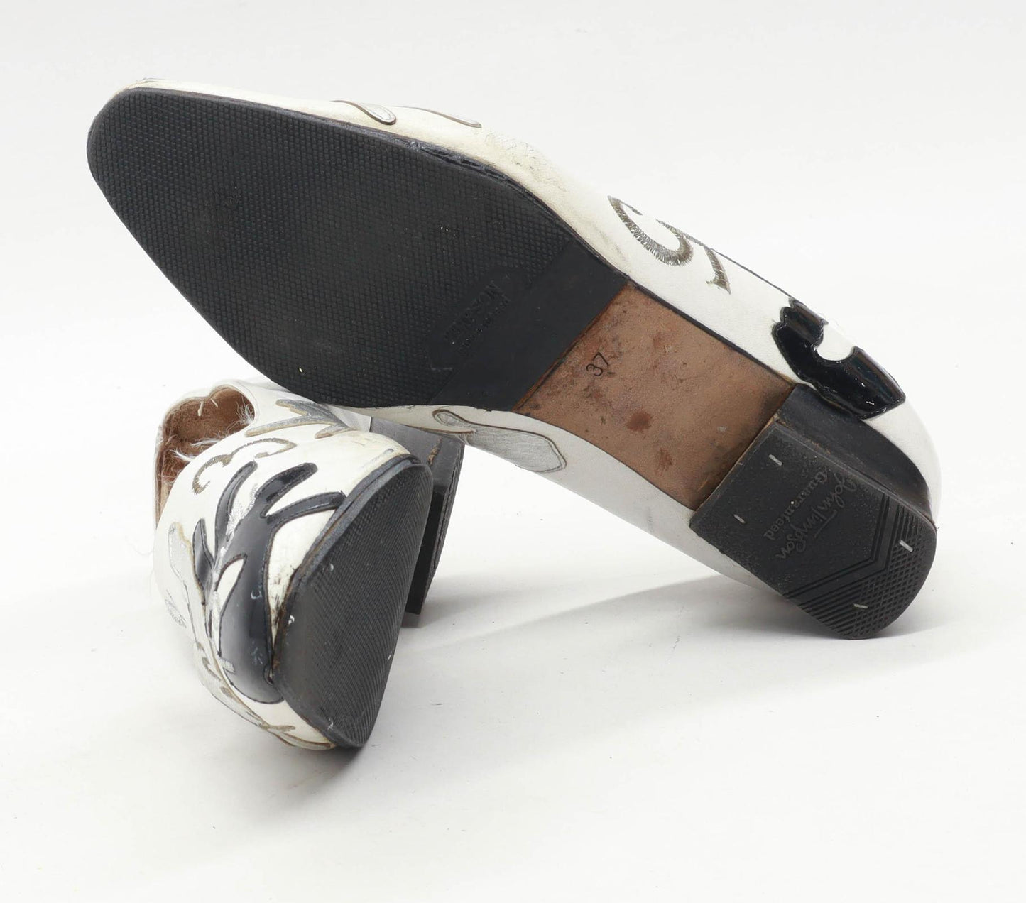 Bruno Tacchetto Womens EU Size 37 Multi-Coloured Leather Shoes