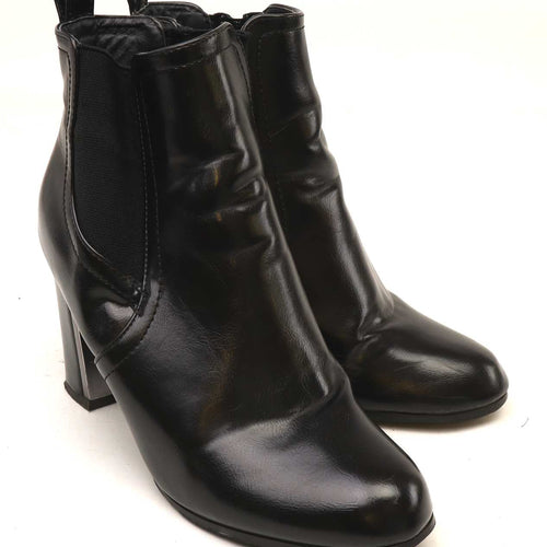 John Timpson Womens EU Size 40 Black Leather Ankle Boots