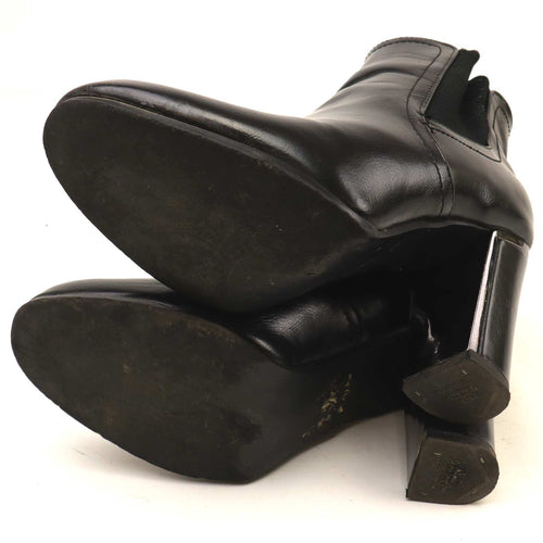 John Timpson Womens EU Size 40 Black Leather Ankle Boots