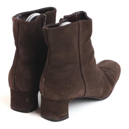 Marks & Spencer Womens UK Size 5.5 Brown Ankle Boots