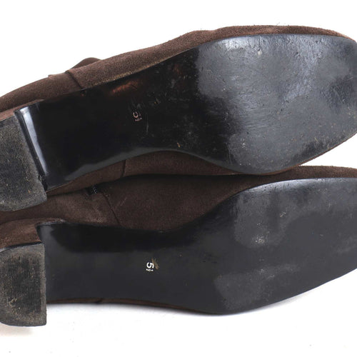 Marks & Spencer Womens UK Size 5.5 Brown Ankle Boots