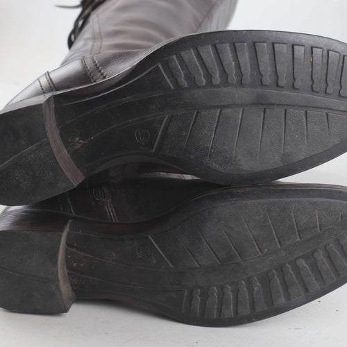 Cara London Womens EU Size 38 Brown Leather Riding Boots