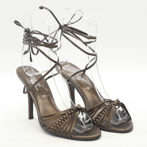 New Look Womens UK Size 5 Brown Heels