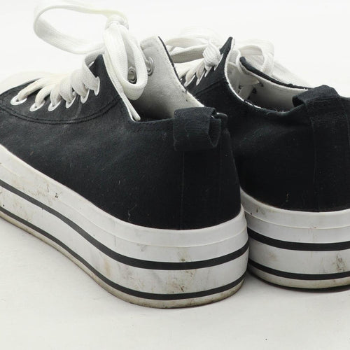 Primark Womens UK Size 6 Black Trainers