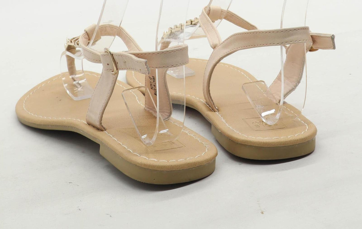 Sole Diva Womens UK Size 6 Pink Sandals