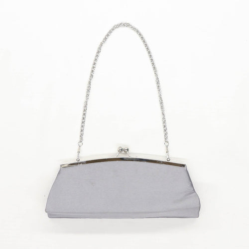 Iber Boisos Silver Womens Clutch Bag