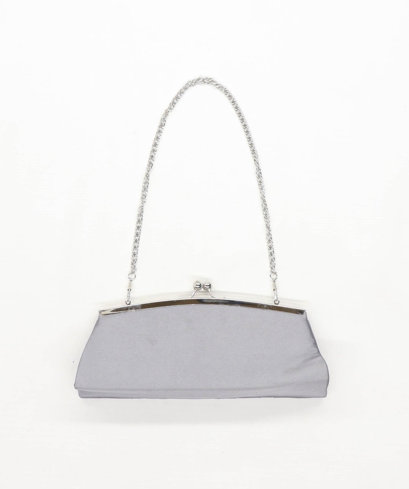 Iber Boisos Silver Womens Clutch Bag