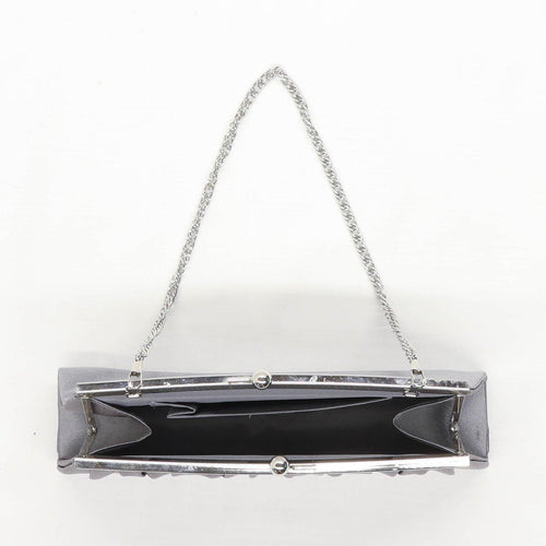 Iber Boisos Silver Womens Clutch Bag