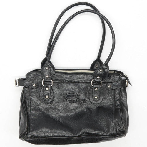 Torrens Black Leather Womens Shoulder Bag