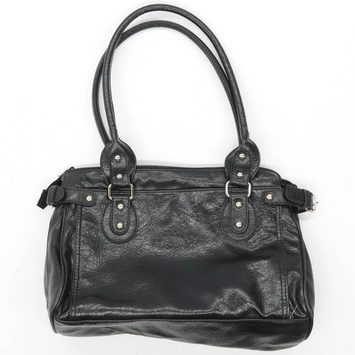 Torrens Black Leather Womens Shoulder Bag