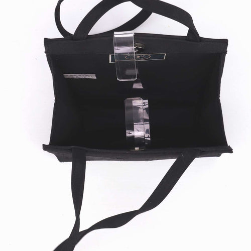 Stead Simpson Geometric Black Synthetic Womens Handbag