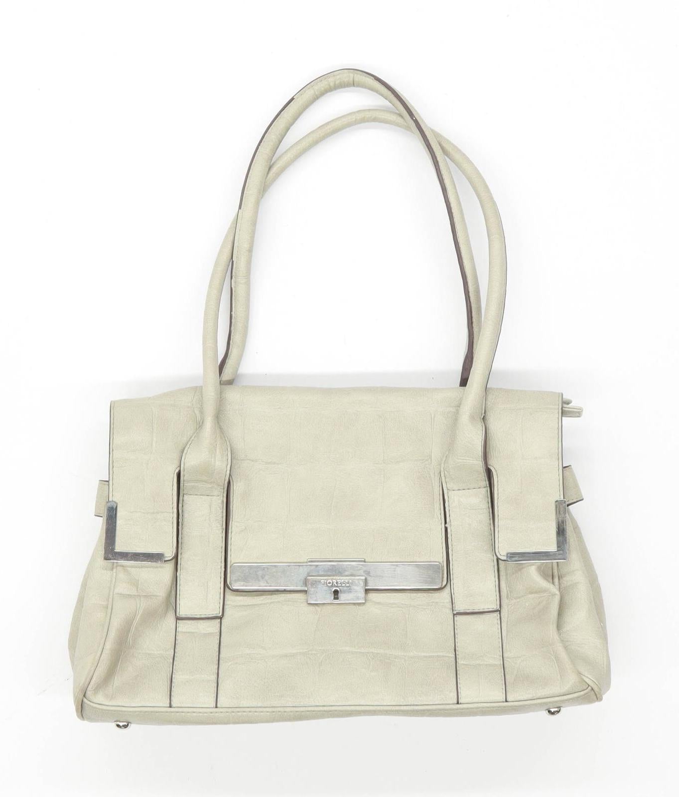 Fiorelli Cream Synthetic Womens Handbag