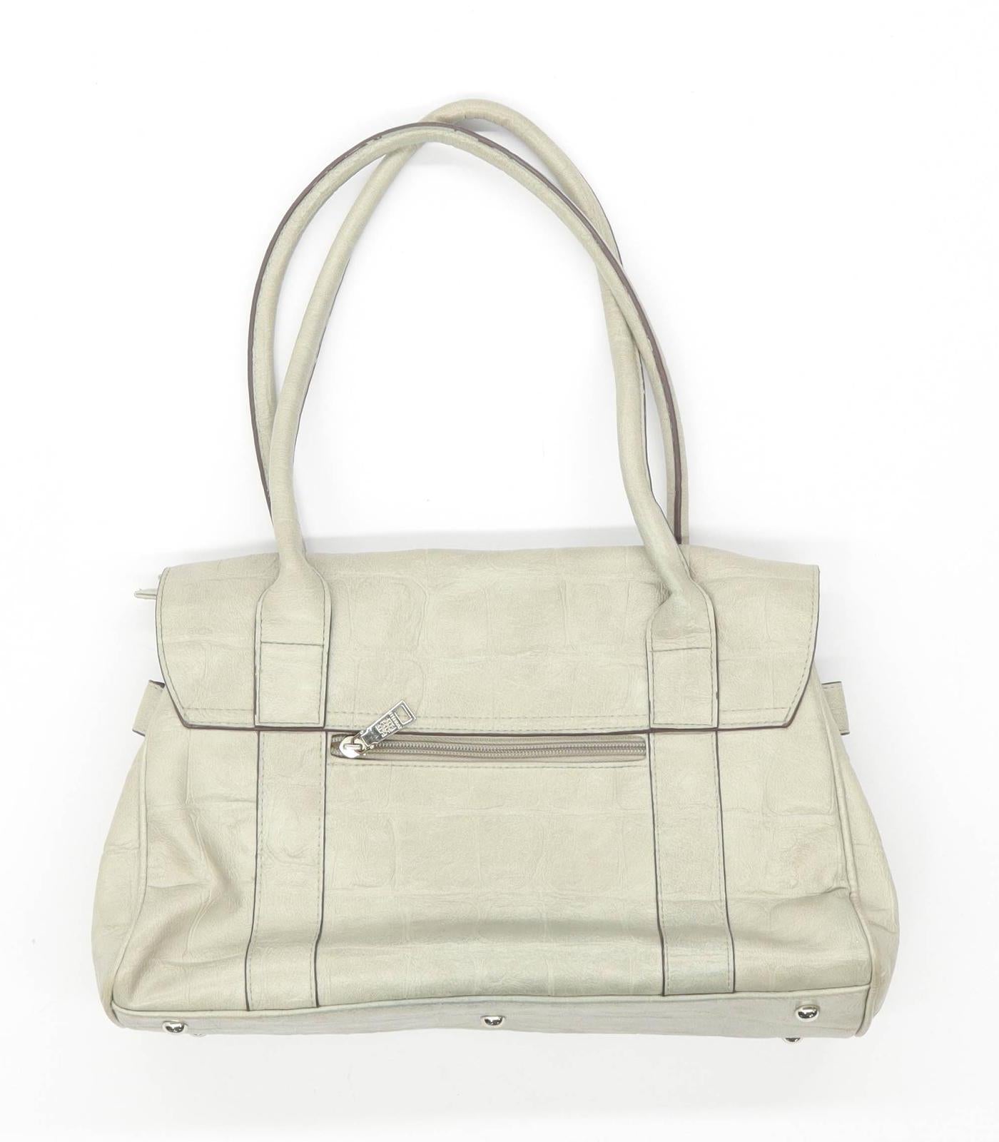Fiorelli Cream Synthetic Womens Handbag