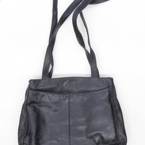 Freddie Oufi Black Leather Womens Shoulder Bag