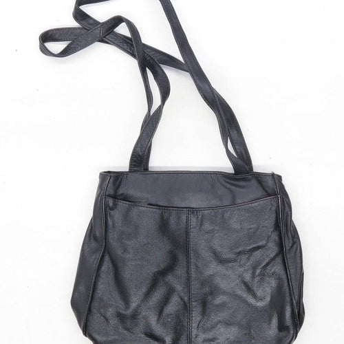 Freddie Oufi Black Leather Womens Shoulder Bag