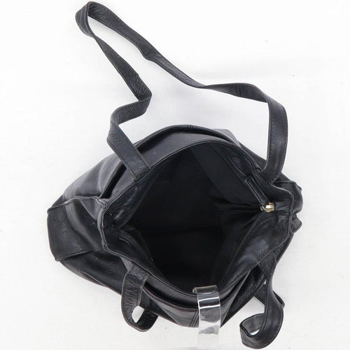 Freddie Oufi Black Leather Womens Shoulder Bag