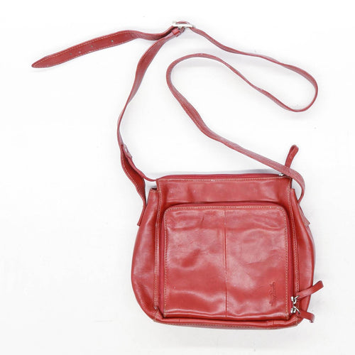 Tony Peroth Brown Leather Womens Shoulder Bag