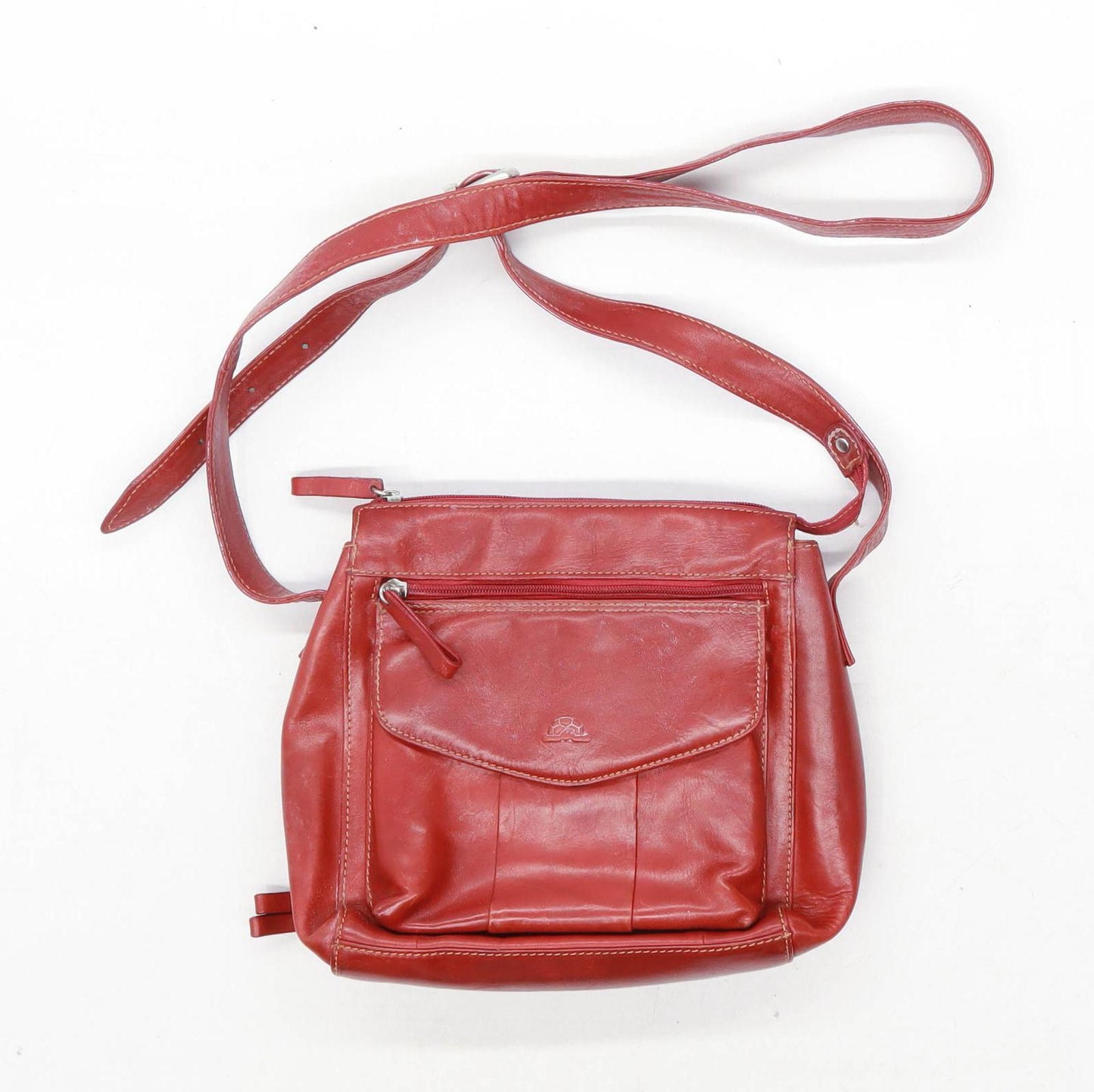 Tony Peroth Brown Leather Womens Shoulder Bag