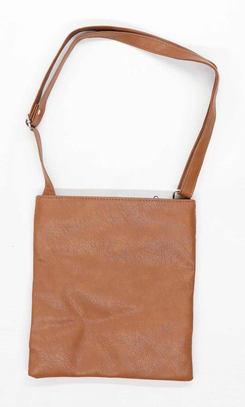 Nathalie Anderson Brown Synthetic Butterfly Womens Shoulder Bag