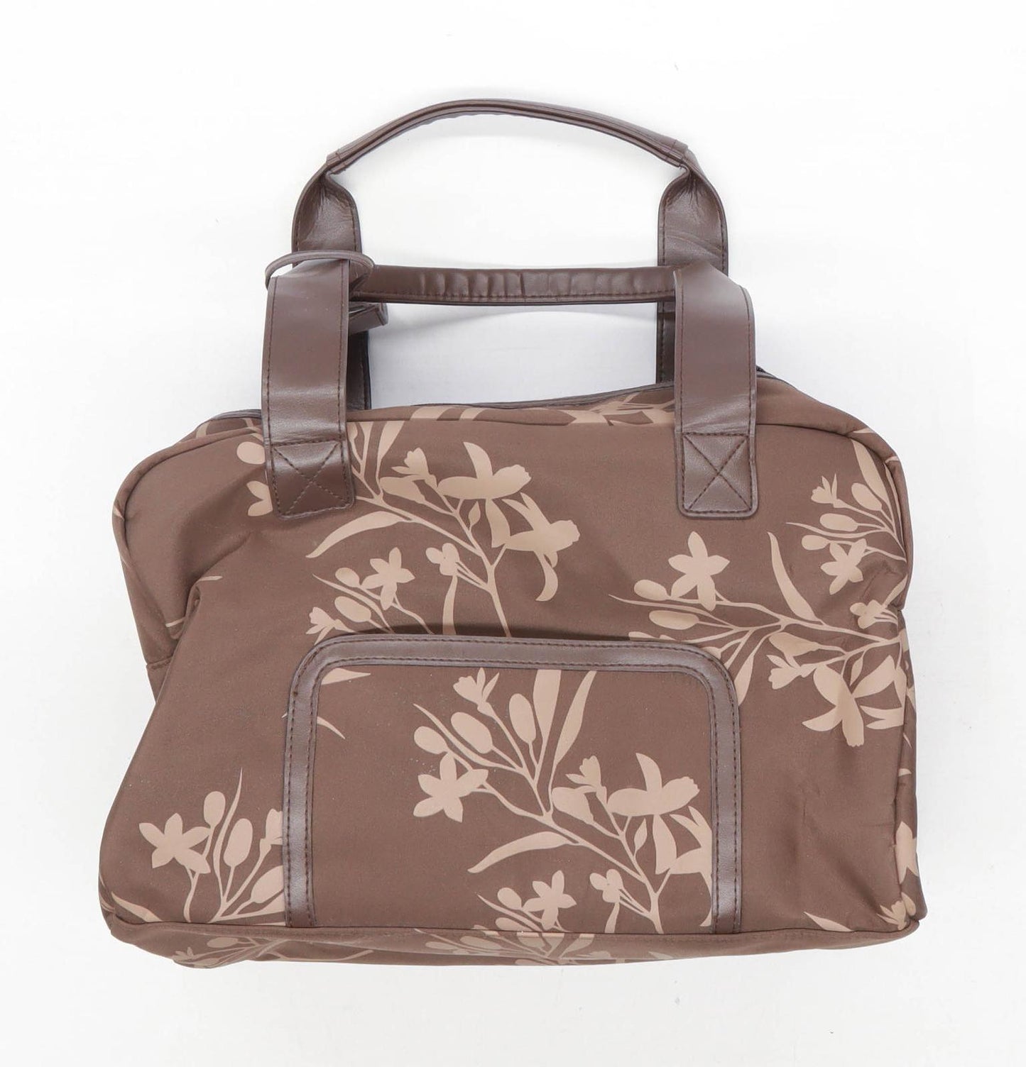 Decleor Paris Graphic Brown Synthetic Womens Duffel Bag