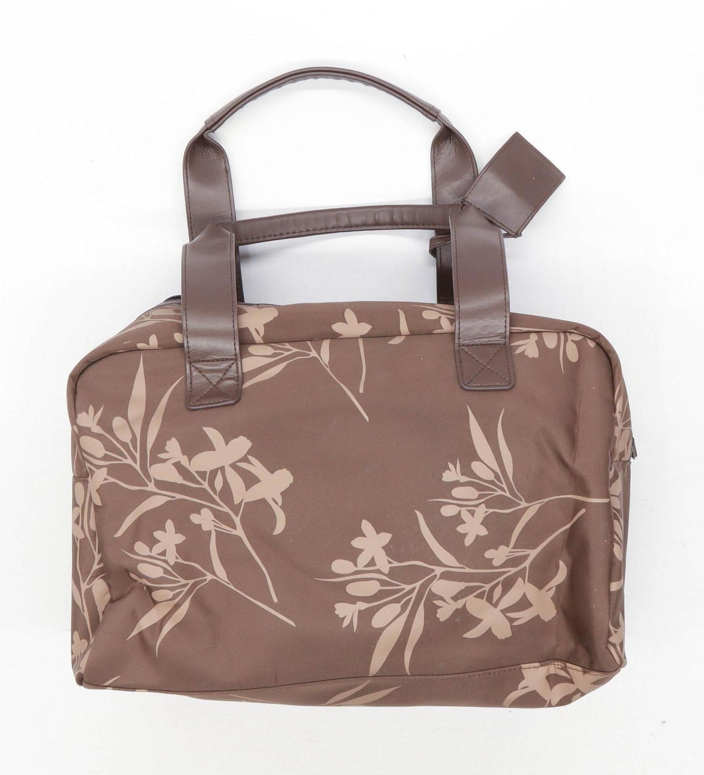 Decleor Paris Graphic Brown Synthetic Womens Duffel Bag