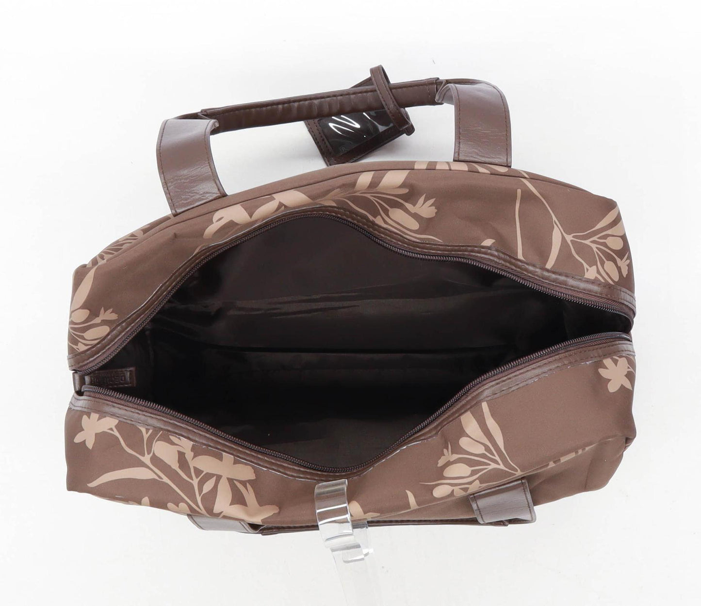 Decleor Paris Graphic Brown Synthetic Womens Duffel Bag